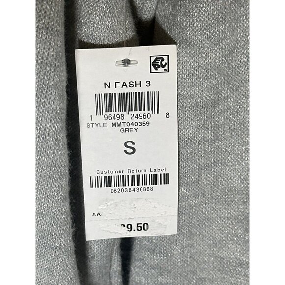 And Now This Men's Cozy Fleece Solid Hoodie - Grey, Size S, NWT - Picture 4 of 5